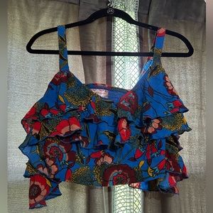 Brand of gypsies size small crop top.